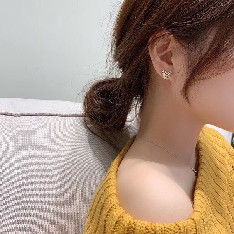 Khuyên Tai Hình Gấu Dễ Thương