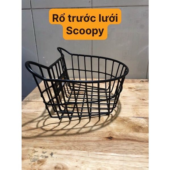 RỔ TRƯỚC LƯỚI CHO XE SCOOPY