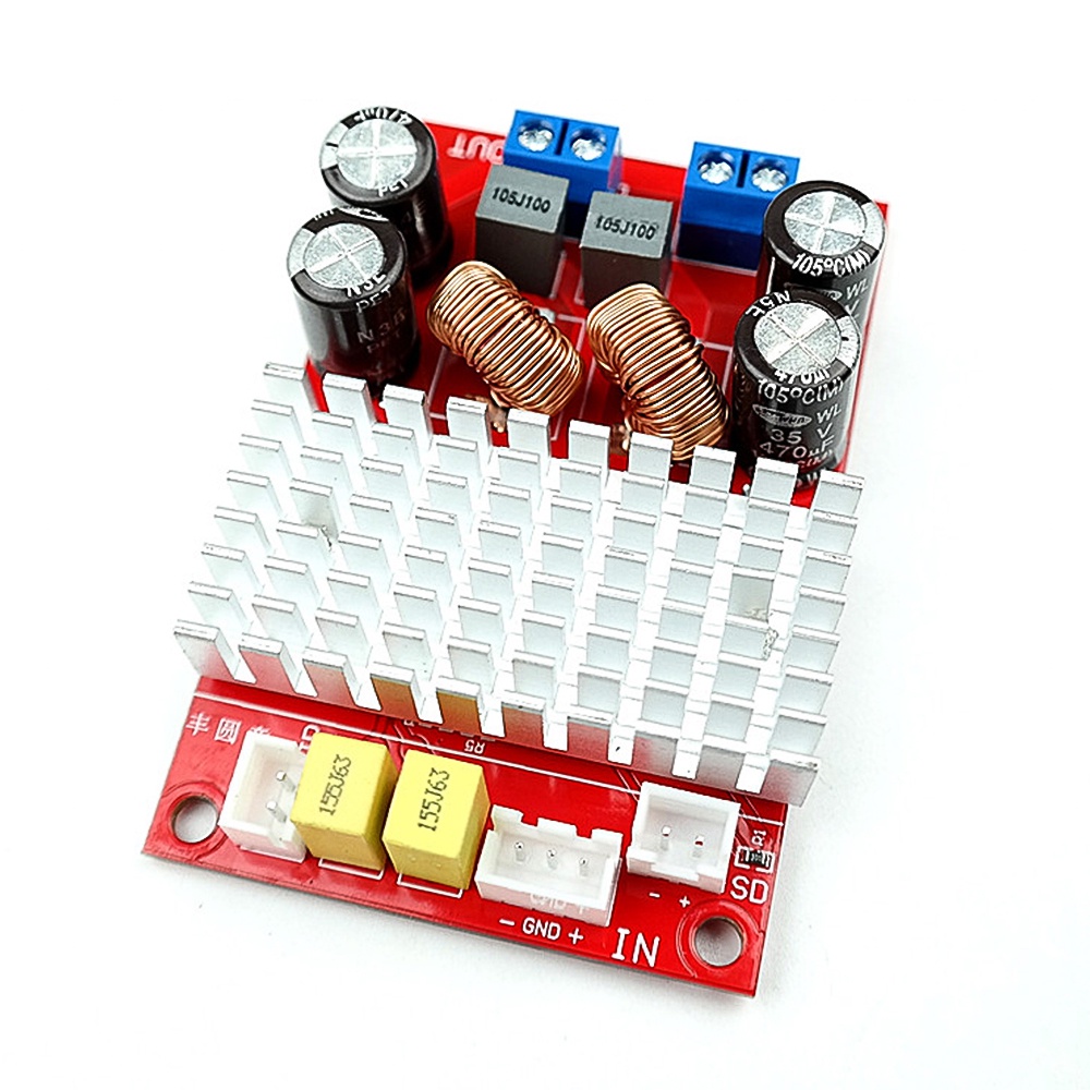 Bảng mạch khuếch đại âm thanh kỹ thuật số công suất cao ZIQQUCU CS8683 DC5-34V 130W chuyên dụng cho hệ thống âm thanh