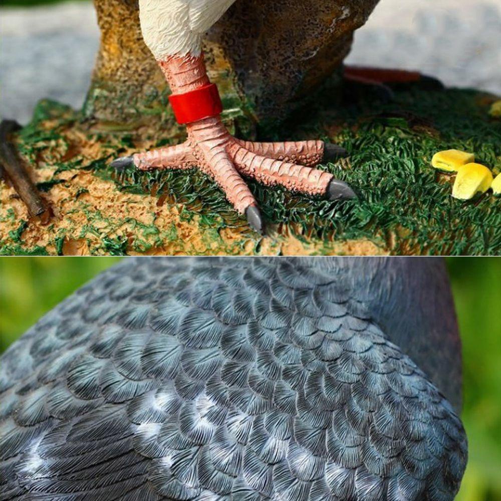 ✧Hành động✧ Mô Hình Chim Bồ Câu Bằng Nhựa Resin Thủ Công Sáng Tạo Trang Trí Nội Thất