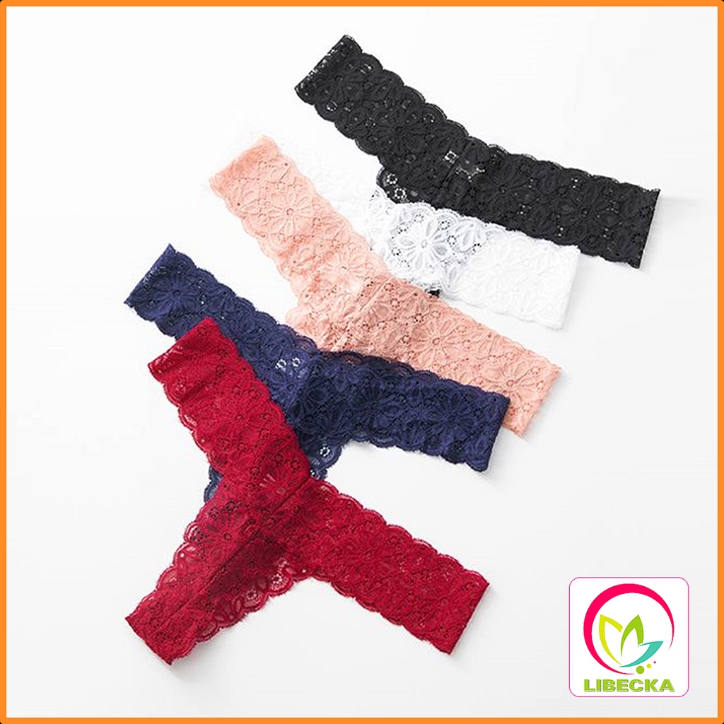 Quần lót nữ lọt khe Ren kiểu dáng chữ Y cao cấp xuyên thấu siêu đẹp dễ thương Sexy gợi cảm quyến rũ LIBECKA QLK29