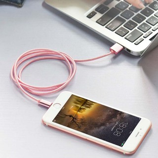 Cáp Sạc Nhanh Iphone, Dây Sạc Lightning Chính Hãng Bọc Dù Chống Đứt Chống Rối 1M - 2M Yuiri CS93