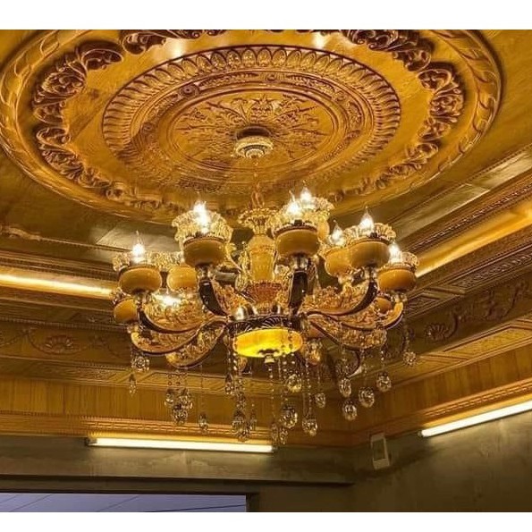 Đèn chùm MONSKY VIT pha lê trang trí nội thất sang trọng - kèm bóng LED chuyên dụng