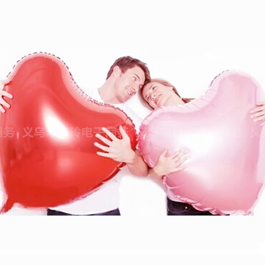 Bóng kiếng hình trái tim trang trí 80cm
