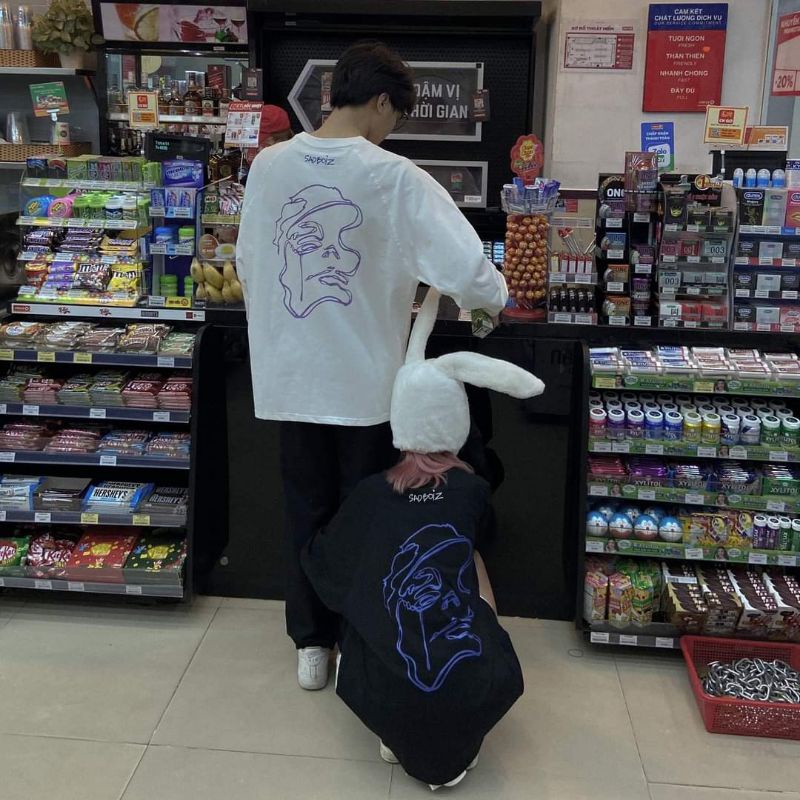 Áo tay dài SADBOIZ Story White/Black (mua 2 sản phẩm kèm tote) | BigBuy360 - bigbuy360.vn