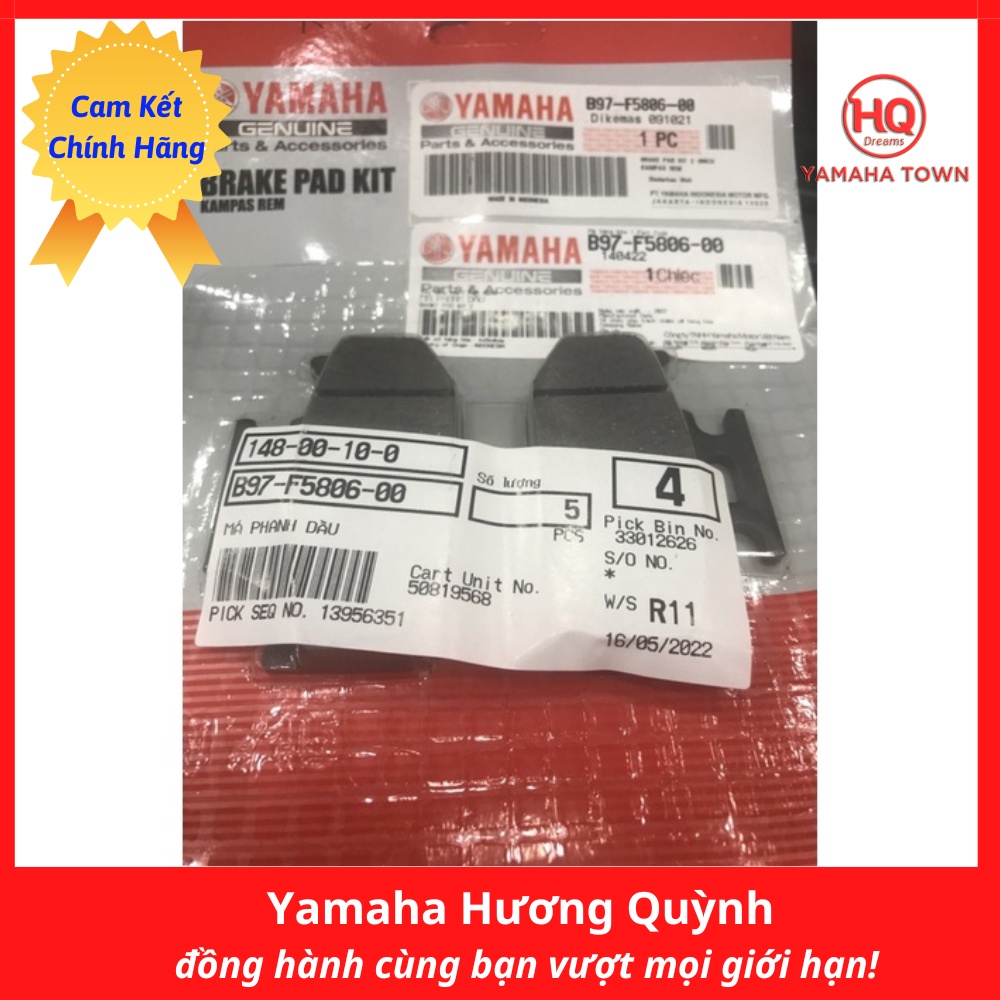 Bố thắng - Má Phanh Dầu (Phanh Sau) R15V3 - Yamaha town Hương Quỳnh