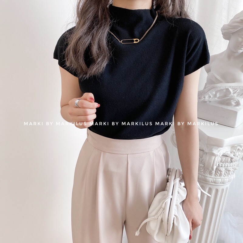 ÁO LEN NỮ TAY LỠ BASIC 8 MÀU