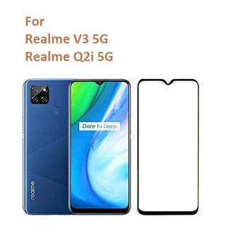 Kính cường lực Realme V3 5G / Realme Q2i 5G (Full Màn, Full Keo)