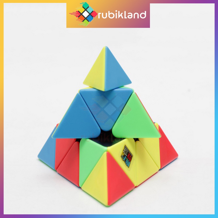 Rubik Pyraminx MoYu MeiLong Stickerless Rubic Kim Tự Tháp Tam Giác Đồ Chơi Trí Tuệ Trẻ Em