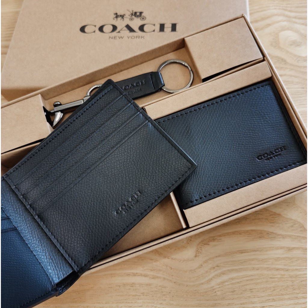 Ví da COACH F74974 thời trang cho nam
