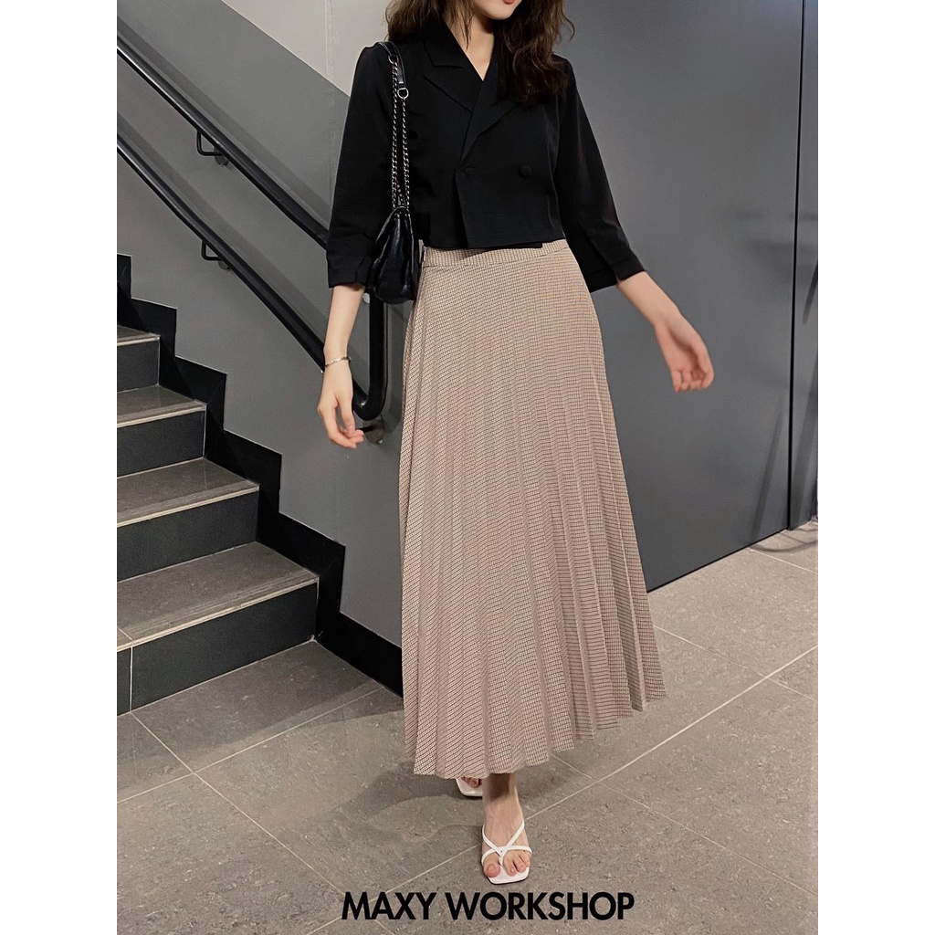 Blazer croptop tay lửng elite blazer Maxy Workshop