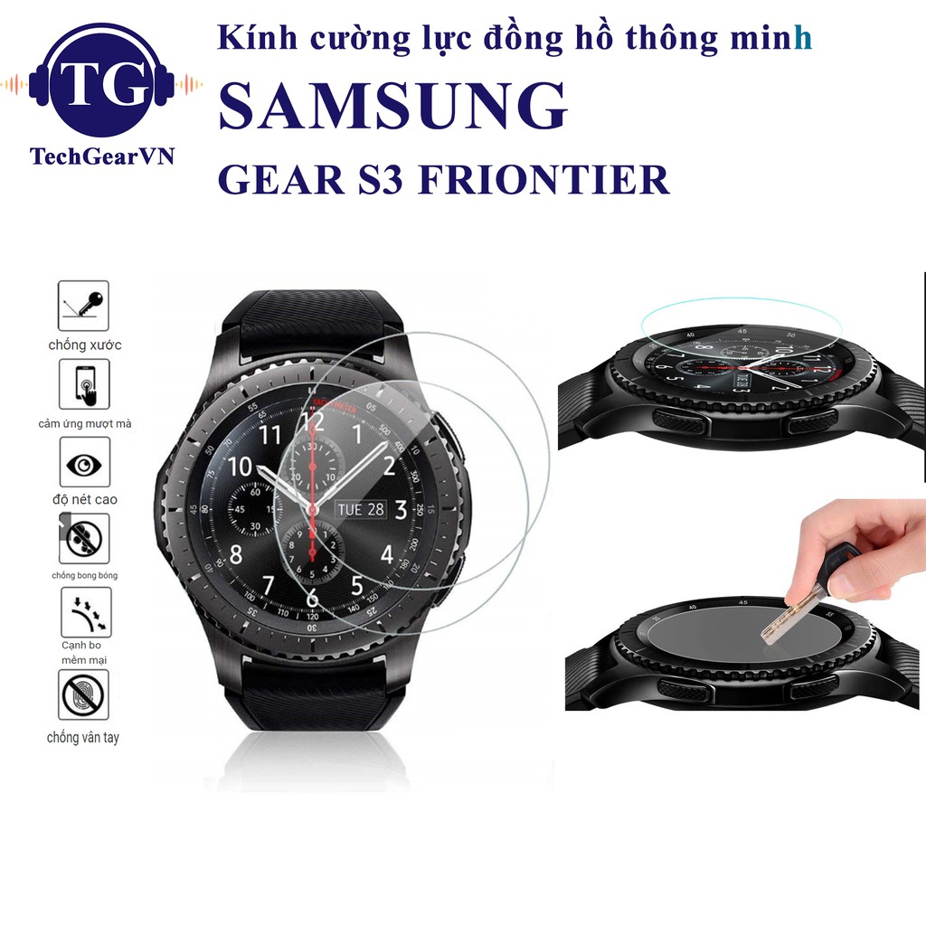 Kính cường lực Samsung Gear S3 Frontier, S3 Classic