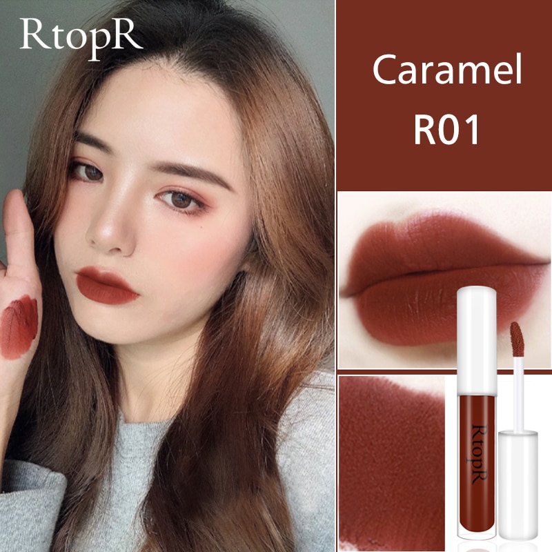 RtopR Lip Makeup Non-stick Cup Lipstick Lasting Moisturizing Cosmetic Matte Lip Glaze Waterproof Lip Gloss | BigBuy360 - bigbuy360.vn