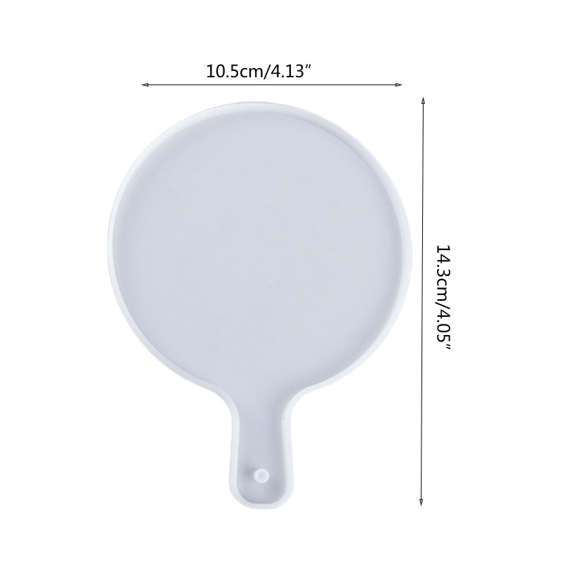 Khuôn Silicone Làm Khay Đựng Trái Cây Có Tay Cầm DIY