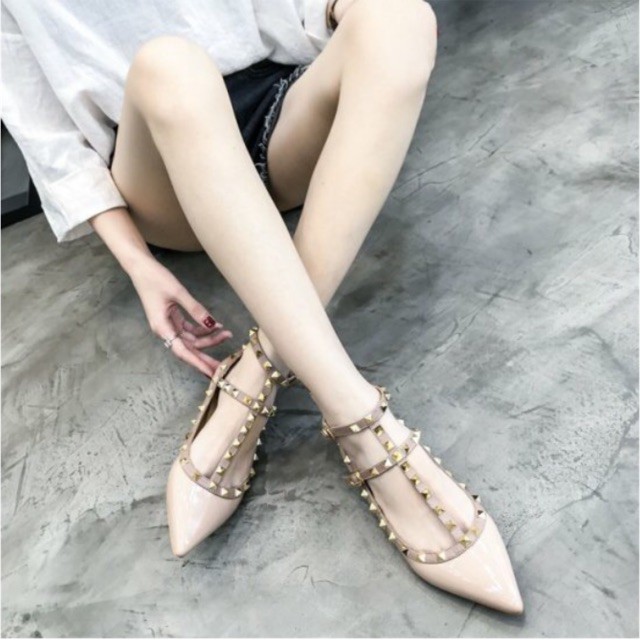 (ORDER) Giày valen đinh tán, quai bệt 3 màu sang chảnh | BigBuy360 - bigbuy360.vn