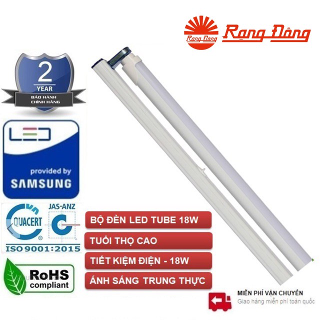 Bộ đèn LED Tuýp Rạng Đông T8 M11/18W