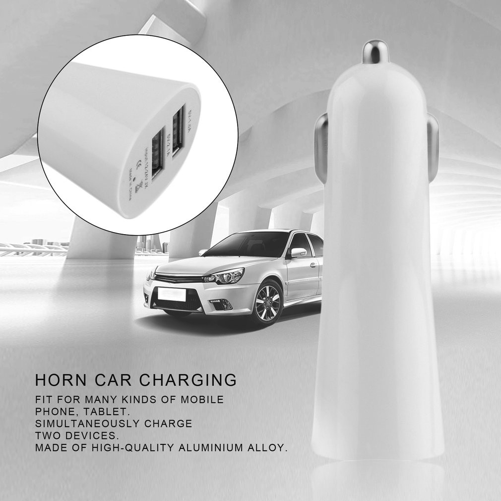 Tẩu Sạc Hai Cổng USB Cho Xe Hơi