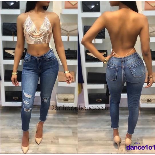 Áo hai dây lửng quyến rũ dành cho nữ