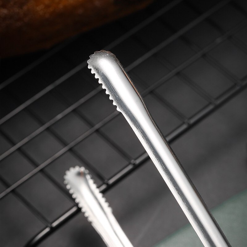 Kẹp gắp thức ăn/ Kẹp gắp đồ nướng - nhúng lẩu bằng thép không gỉ - Nhỏ gọn tiện lợi