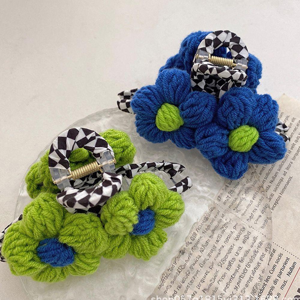 JARRED Kẹp Tóc Hình Cá Mập Đính Hoa Bằng Len Thời Trang Cho Bé Gái