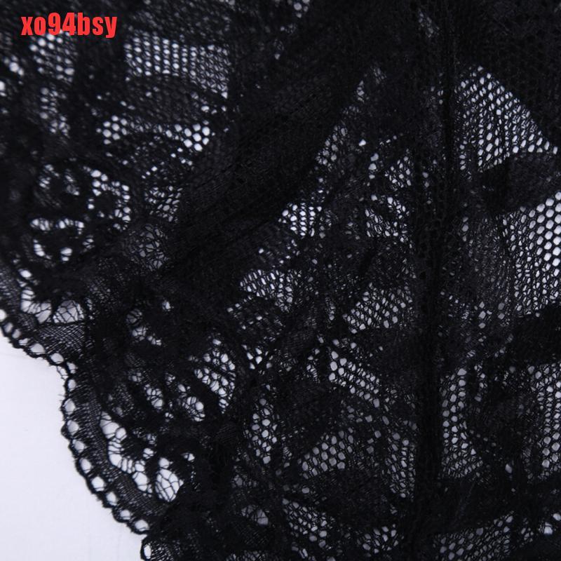 [xo94bsy]Women Lingerie G String Lace Underwear Femal Sexy T-back Thong Sheer Panties