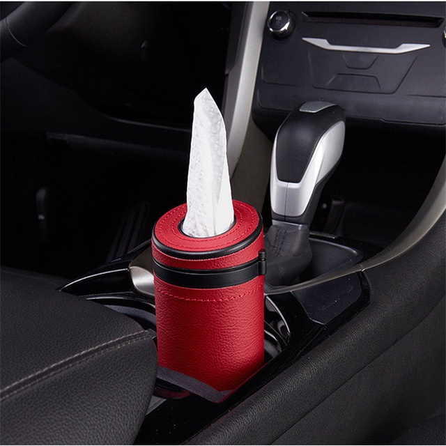 1 Hộp Đựng Khăn Giấy Hình Tròn An Toàn Sáng Tạo Trang Trí Nội Thất Xe Hơi