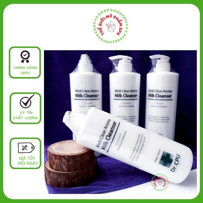 300ml/1000ml Sữa tẩy trang Mediclear Aroma Milk cleanser dùng cho mọi loại da Dr. CPU chính hãng Hàn Quốc | The