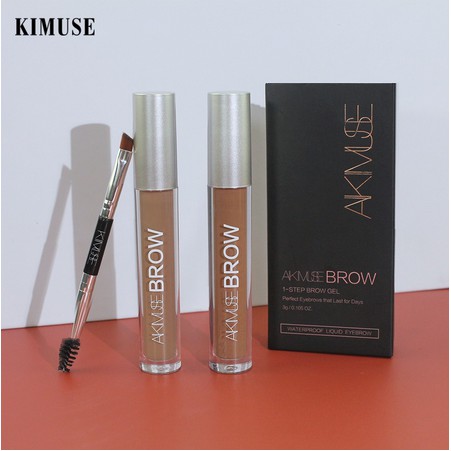 Gel kẻ lông mày Kimuse-Ks601 lâu trôi chống thấm nước 5 màu tùy chọn