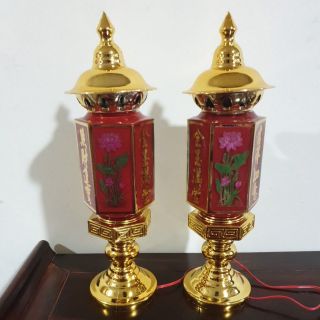 Cặp đèn thờ phú quý ( loại đại )