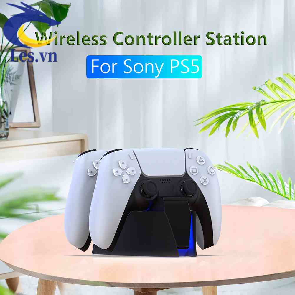 Đế Sạc Đôi Không Dây Cho Tay Cầm Chơi Game PS5