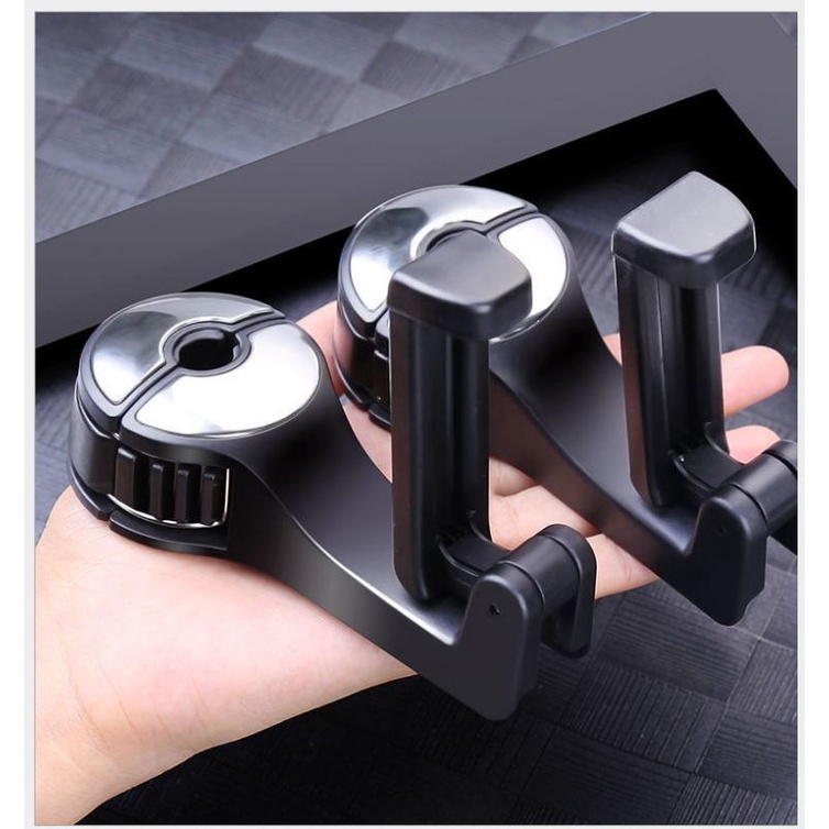 Móc Treo Đồ Kết Hợp Kẹp Điện Thoại Trên Vai Ghế Ô Tô, Thiết Kế Thông Minh | BigBuy360 - bigbuy360.vn