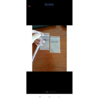 1 lạng túi zip chỉ đỏ