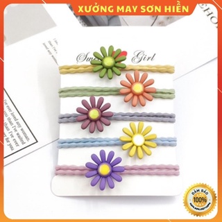 Chun buộc tóc ❤️ siêu xinh ❤️ chun buộc tóc daisy hoa cúc