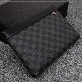 Túi cầm tay kẻ ca rô, ví cầm tay clutch dành cho nam và nữ