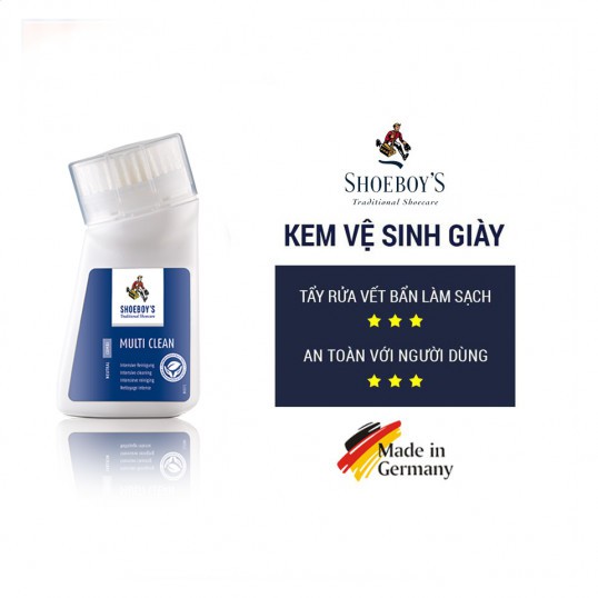 Kem vệ sinh giày Shoeboy’s Multi Clean