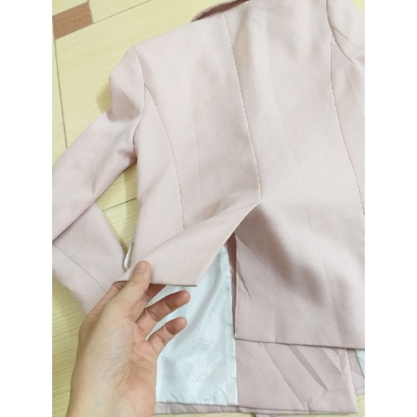 Áo vest blazer hồng size S, M