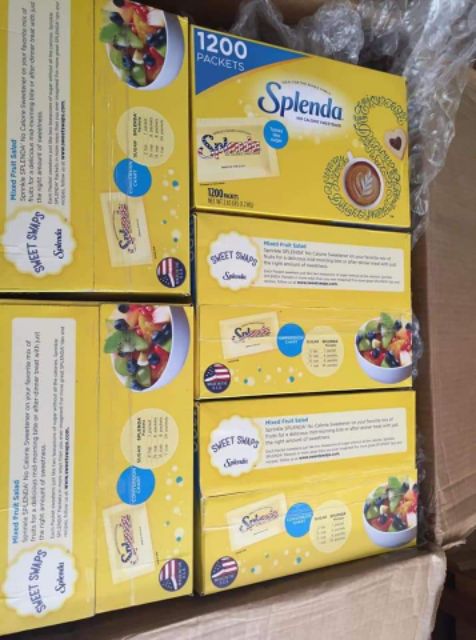 Đường ăn kiêng SPLENDA 90k/100 gói - ăn kiêng Keto/Das