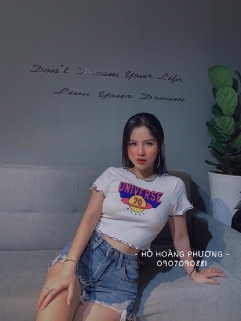 Áo thun croptop ⚡FREESHIP Đơn 250K⚡ Áo croptop thun ôm body viền biên siêu xinh chất đẹp