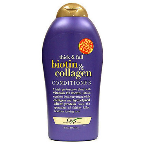 Dầu xả OGX Thick &amp; Full Biotin &amp; Collagen, 577ml