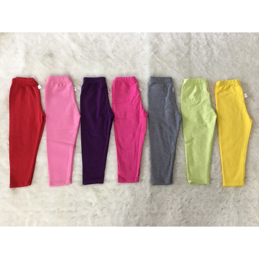 Quần Legging trơn  cho bé dưới 24 kg
