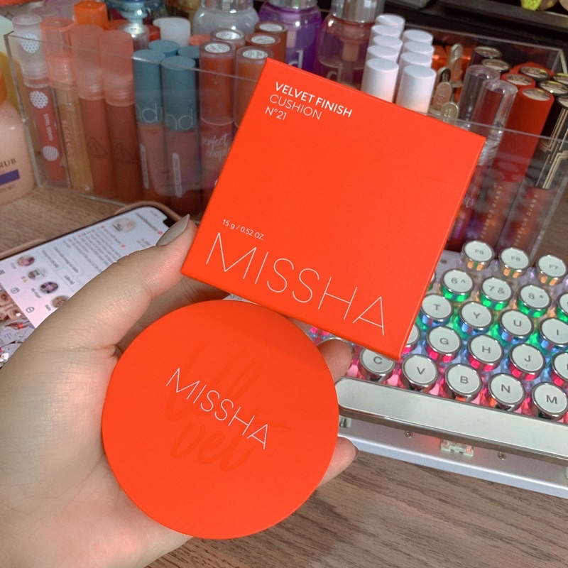 phấn nước Cushion MISSHA ĐỎ tone 21