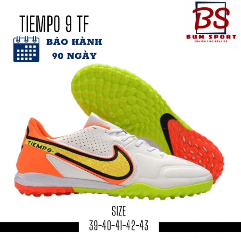 [ Tặng Túi Rút + Tất ] Giày đá bóng thể thao nam Tiempo 9  giày đá banh cỏ nhân tạo – BUMSPORT