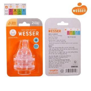 Núm ty Wesser cổ rộng mẫu mới