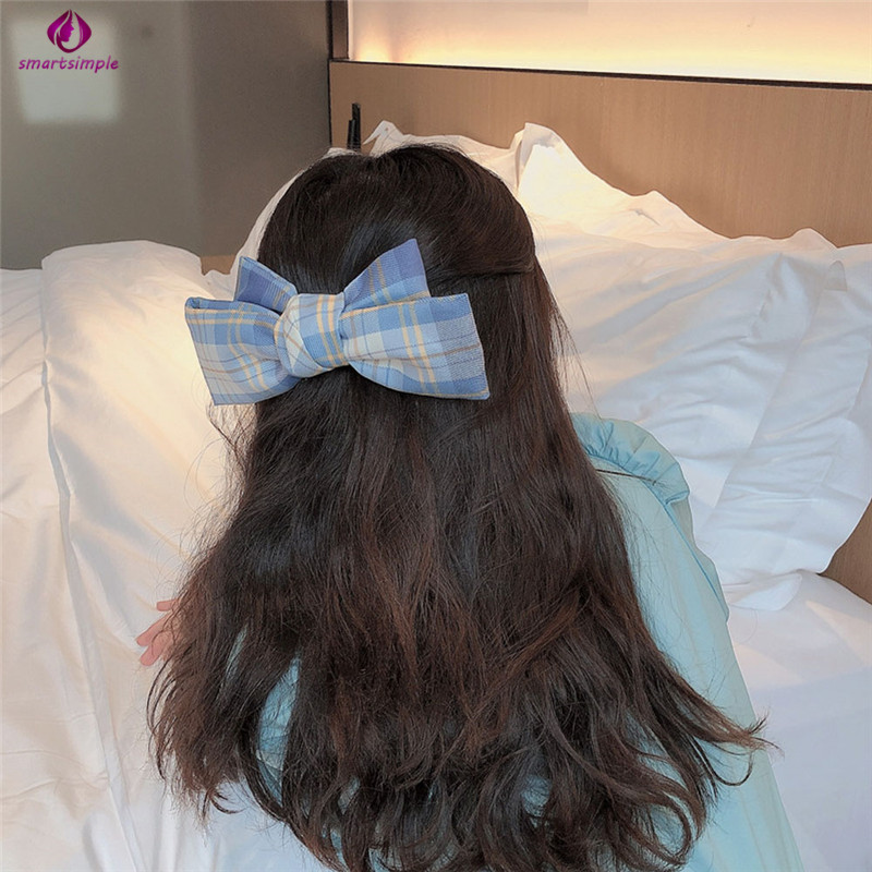 Kẹp tóc đính nơ phong cách thời trang xinh xắn cho phái nữ