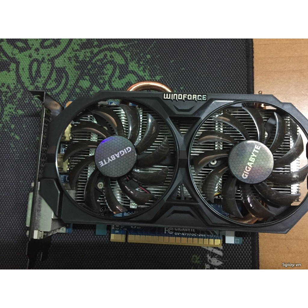 Card màn hình GTX 750ti OC-2gb DDR5 128bit chơi pubg tốt