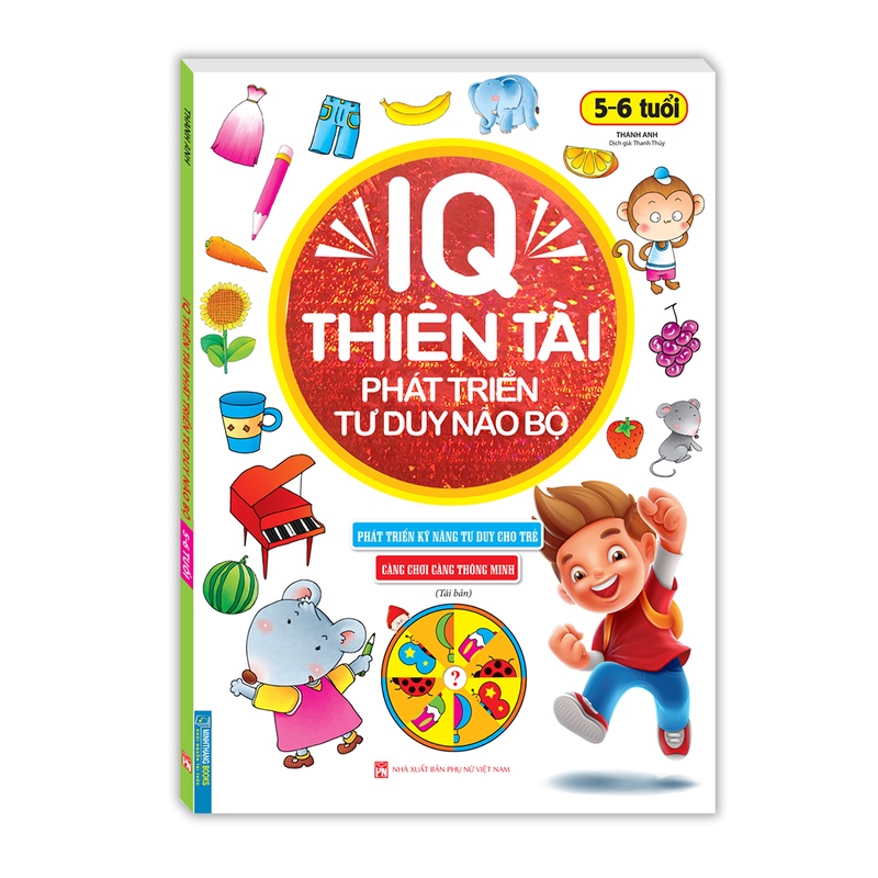 Sách - IQ thiên tài phát triển tư duy não bộ 5- 6 tuổi