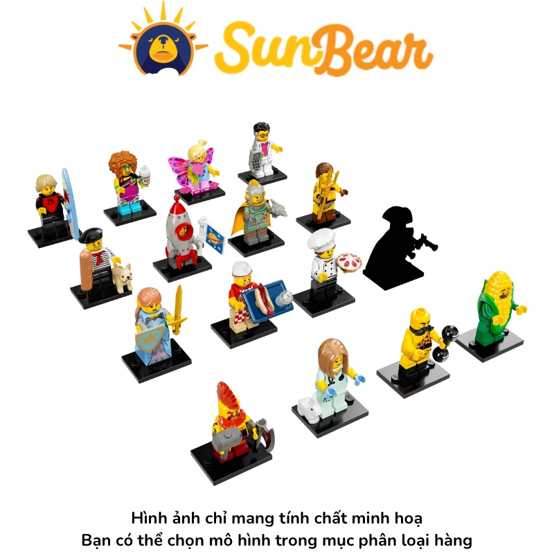 Đồ chơi mô hình nhân vật lego minifigures chính hãng - Sun Bear