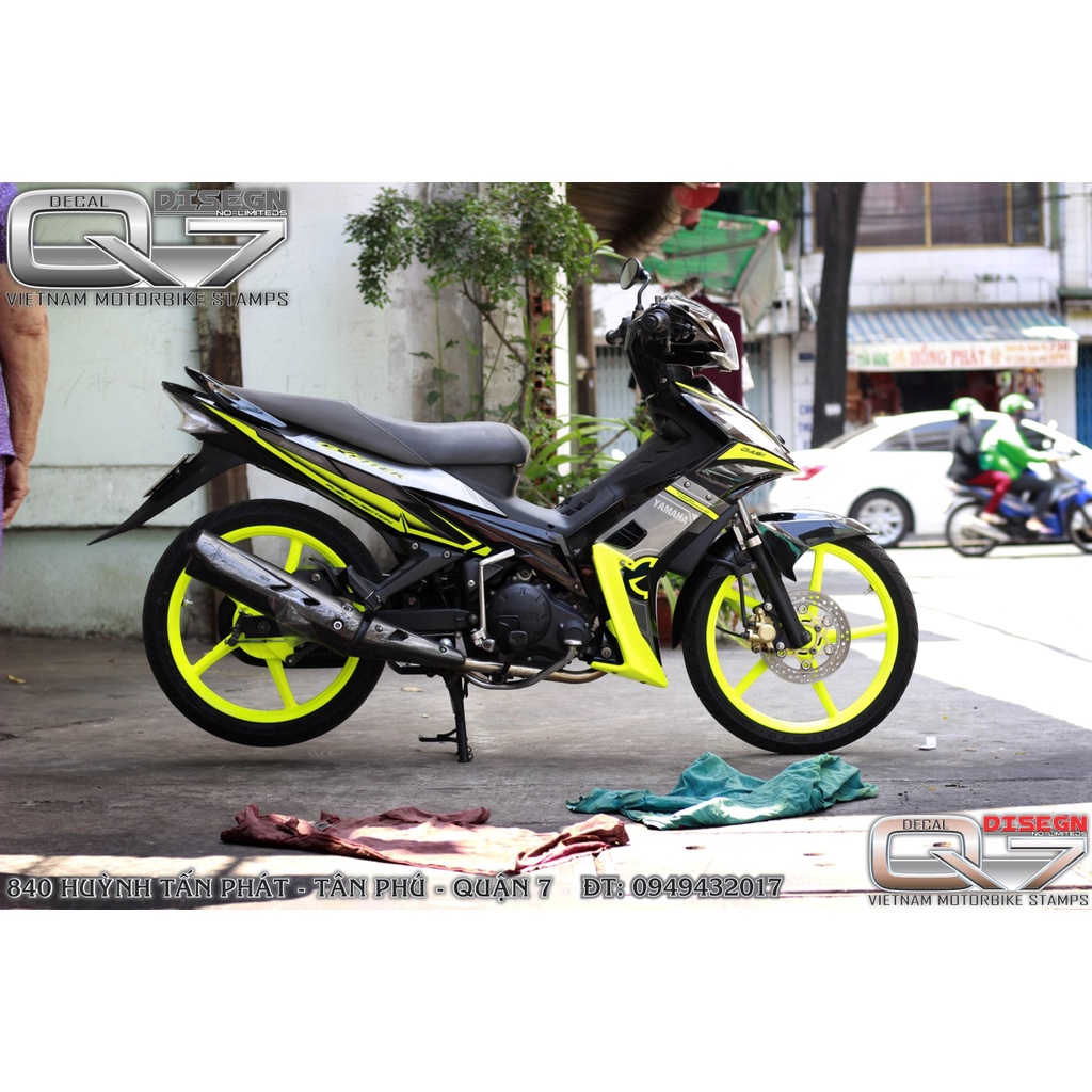 TEM RỜI EXCITER 2010 XANH ĐEN