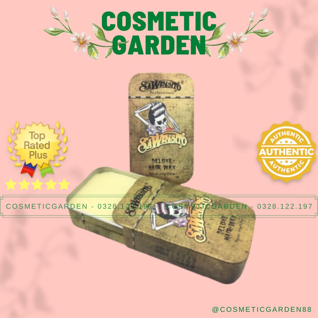 Sáp Vuốt Tóc Sawensito Trượt Vàng Deluxe Hair Wax 100gr Tạo Kiểu Giữ Nếp Cho Tóc. Hàng Chính Hãng N01