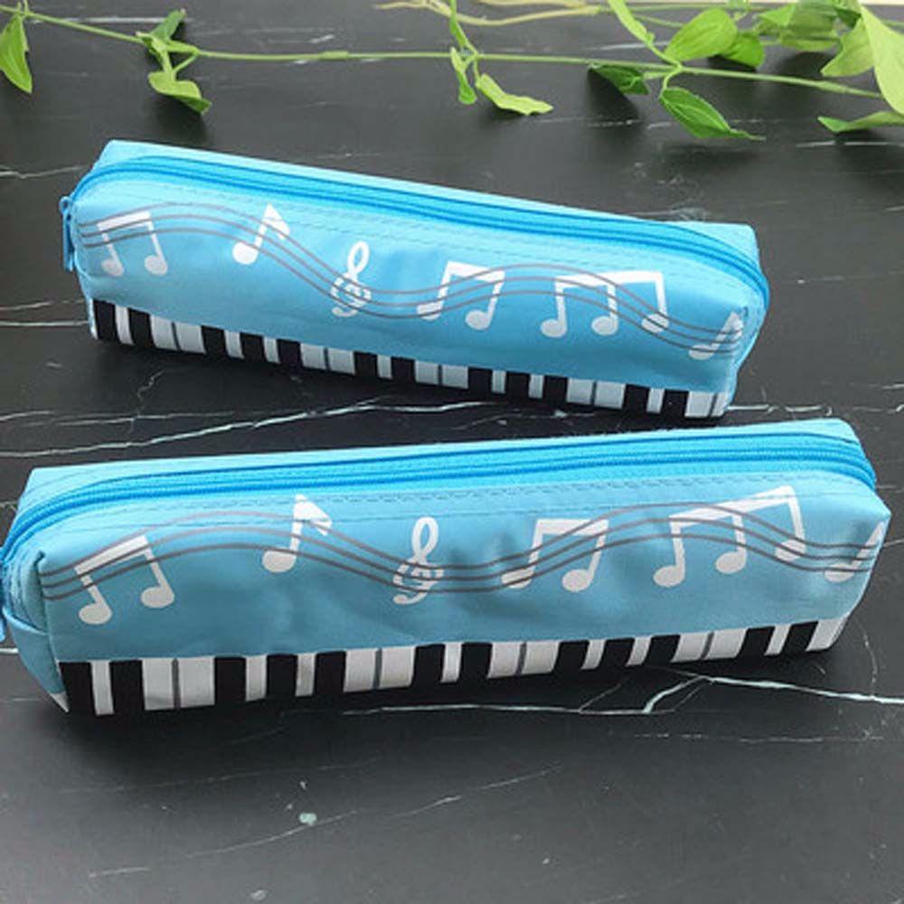 Túi Đựng Bút Bằng Vải Oxford Một Lớp Hình Đàn Piano / Vuông Cho Học Sinh Ốp